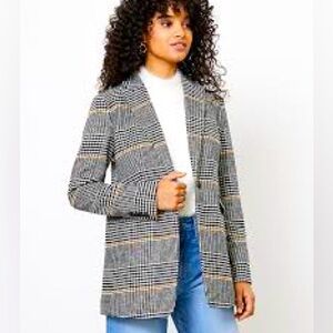 Loft Modern Plaid Blazer